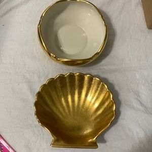 Gold China Pickard Hand Decorates Serving Dishes